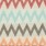 Natural with Red - Turquoise - Brown - Orange Chevron