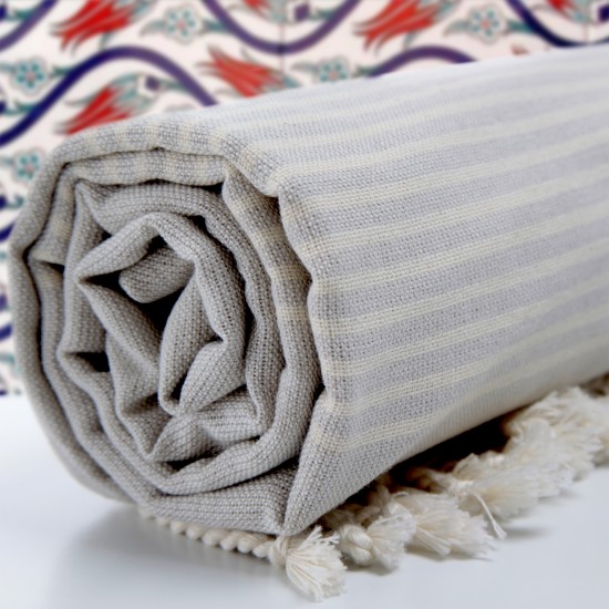 Horizontal Striped Turkish Cotton Peshtemal