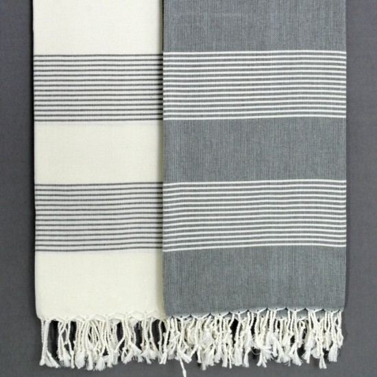 Horizontal Striped Turkish Cotton Peshtemal