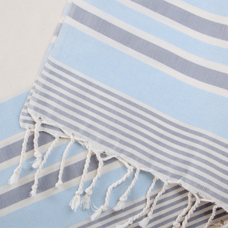 Terry Stripe Turkish Towels, Striped Gray Bath Towel, White Turkish Towel,  Beige Bath Turkish Cotton Peshtamal, Hammam Beach Towel 