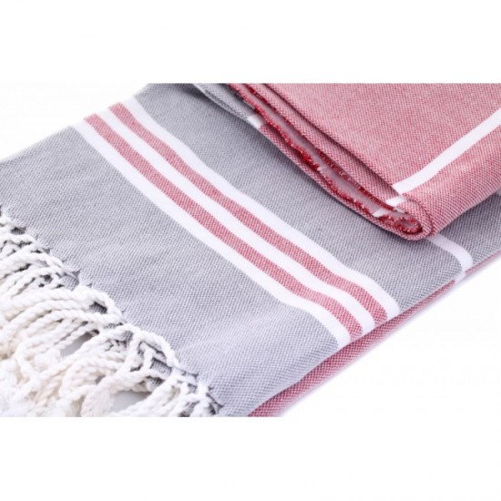 Beach Towel Three Color Turkish Cotton Peshtemal