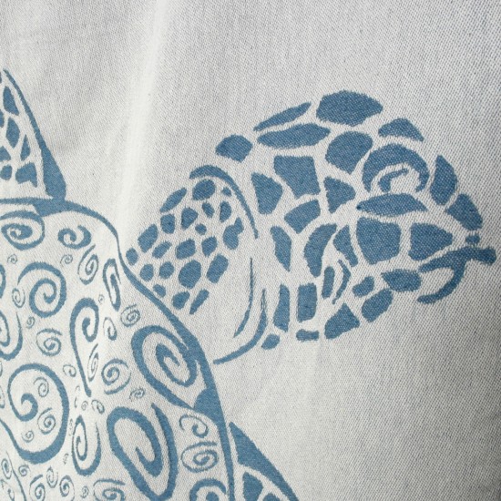 Double Gauze Cotton Peshtemal in Honu Turtle Pattern