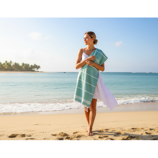 Arda Turkish Peshtemal Cotton Turkish Bath Towel