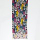 Rayon scarf in printed pets art