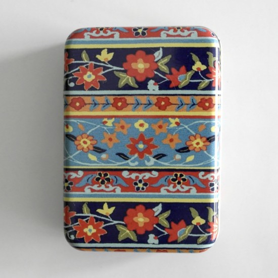 Olive Oil Soap in a Flower Rug Patterned Box