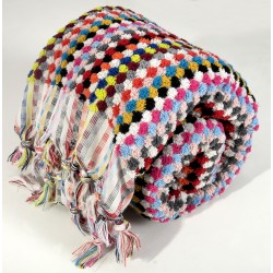 Colorful Dotted Pattern Super Soft Terry Bath Towel