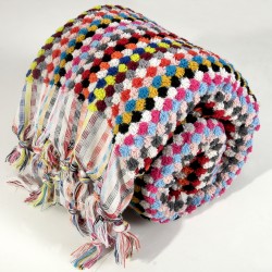 Colorful Dotted Pattern Super Soft Terry Bath Towel