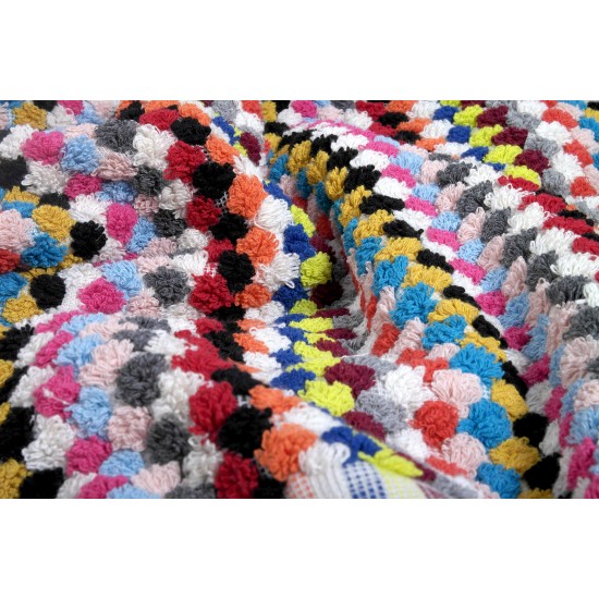 Colorful Dotted Pattern Super Soft Terry Bath Towel